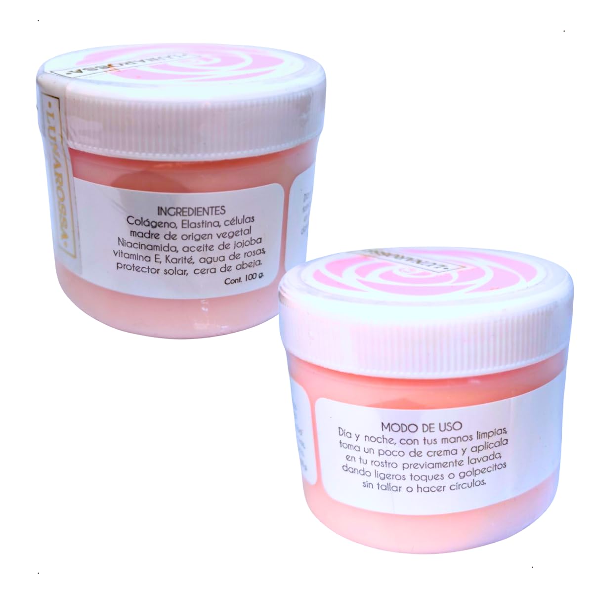 Kit Crema Rosita de Obregón y Jabón Natural Artesanal Originales 100gr Protección Solar 15 con Rosas Colágeno Células Madre +