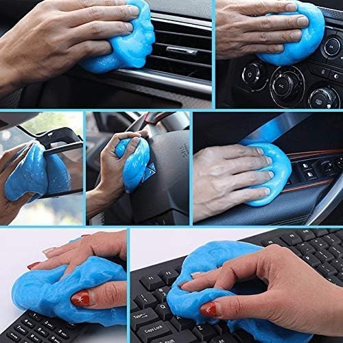 Pack Gel Limpieza Alta Calidad Veraly.MX Multiuso Verde para Detalles de Automóvil y Teclado