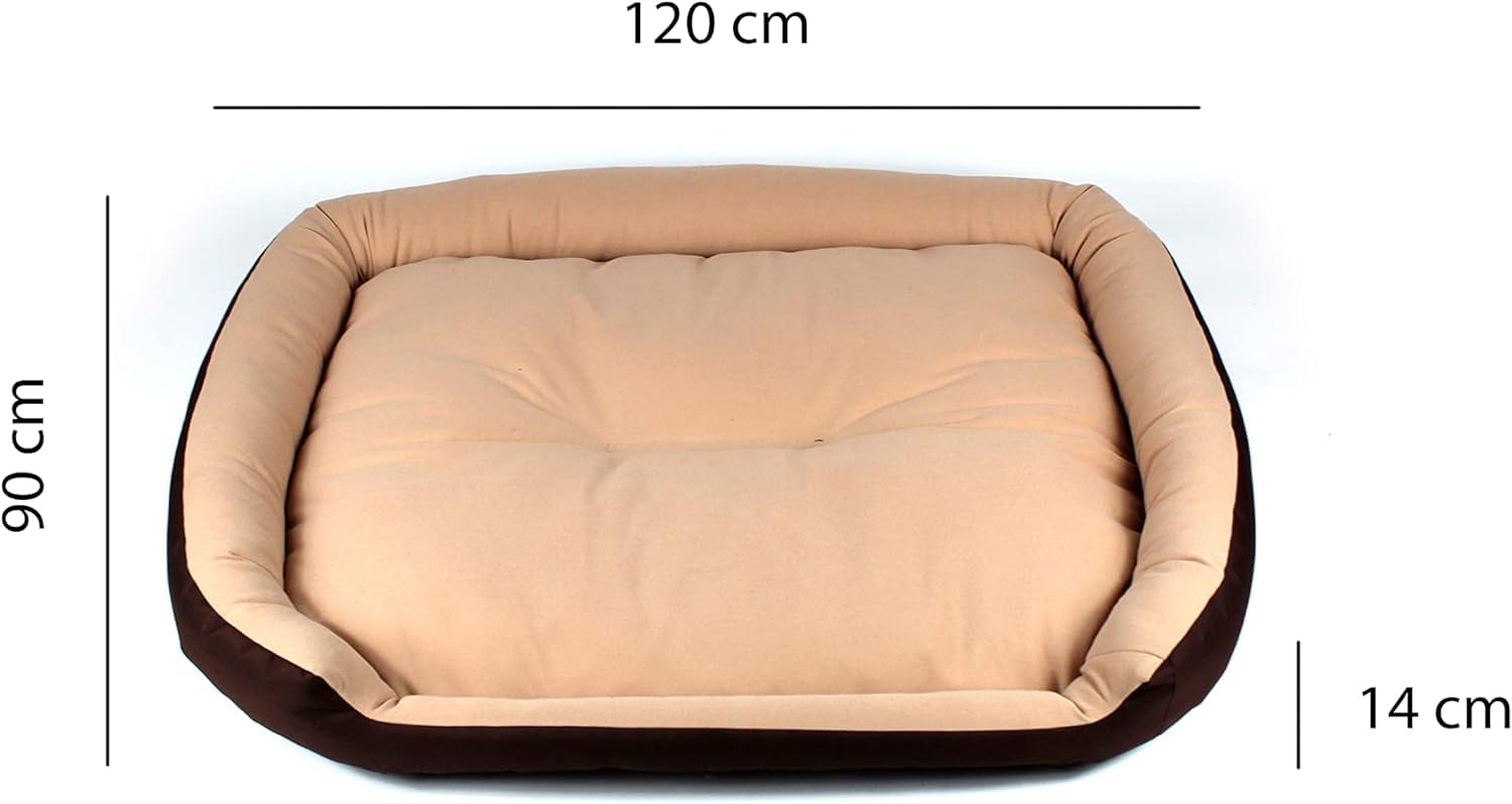 Cama para Perro PETS APPAREL HILLS Cafe Beige Resistente y Confortable XX-Large
