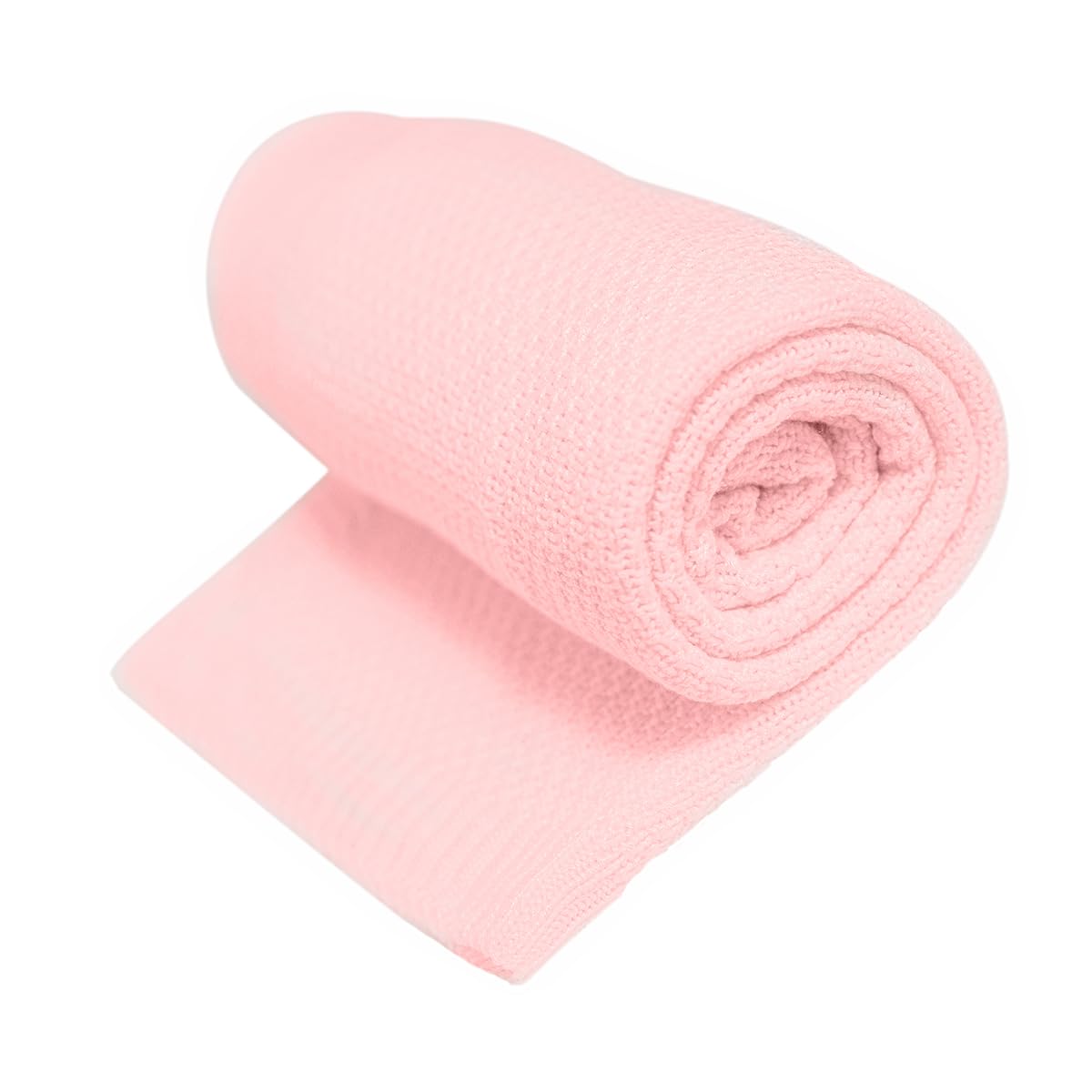 CHIQUI MUNDO Manta de Arrullo para Bebé 100% Bambú Orgánico Manta de Recepción Recién Nacido Tejido Premium (Rosa, 75 x 100 cm)