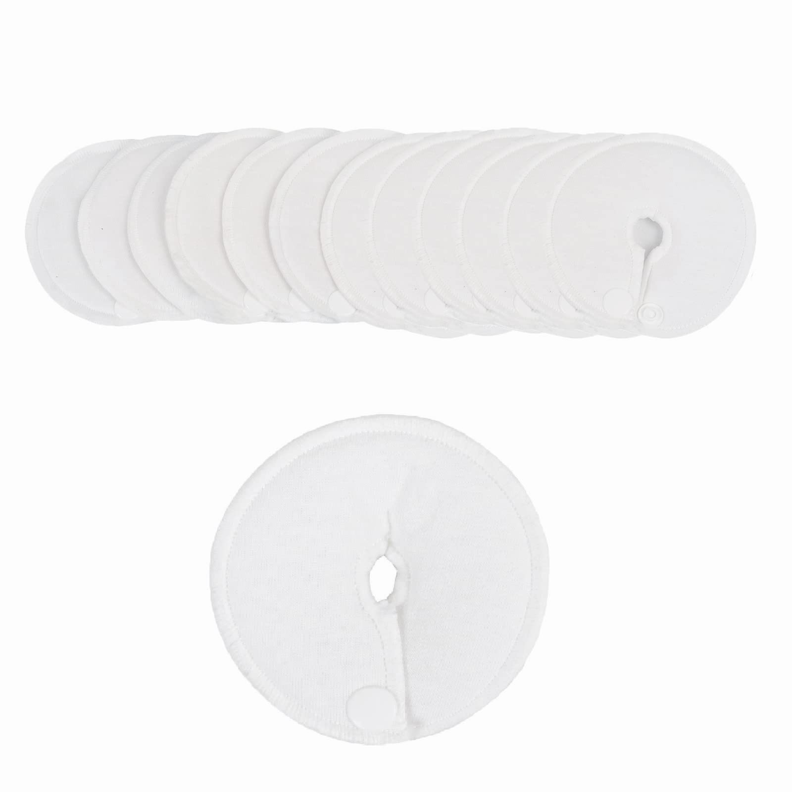Almohadillas para tubo de alimentación en G, almohadillas de botón, soporte de diálisis abdominal peritoneal, suministros de tubo de alimentación para cuidado de enfermería (paquete de 12)
