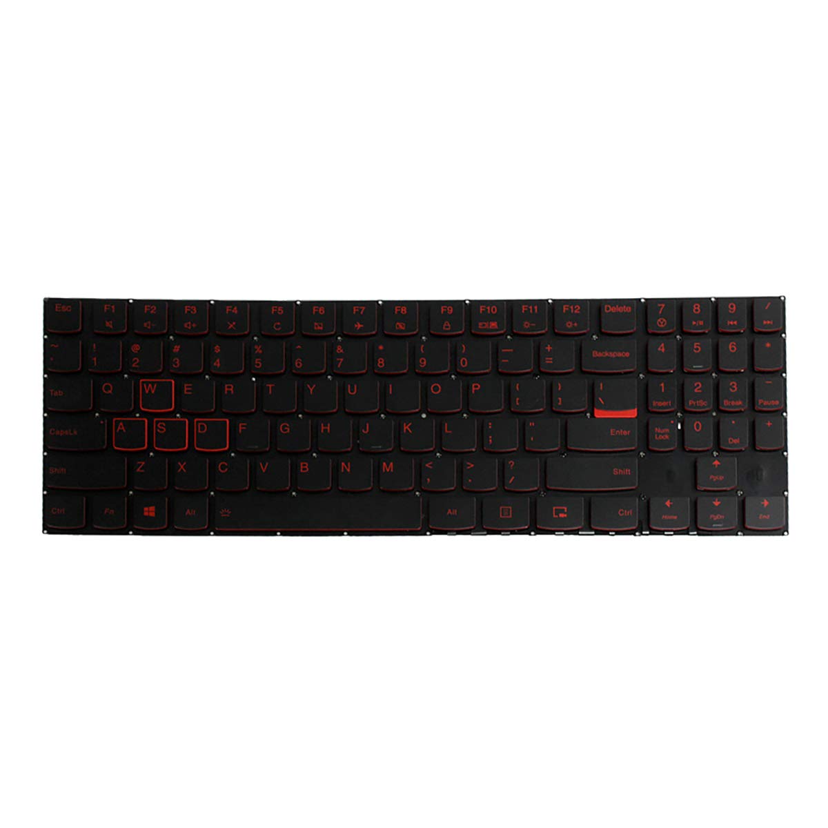 Teclado de Repuesto Lenovo Legion Rojo Negro Retroiluminado