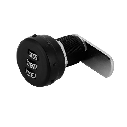 Garosa Cerradura codificada Combinación de código de 3 dígitos Plata Aleación de Zinc Conveniente CAM Contraseña Cerradura Gabinete Cajón Armario Seguridad Codificación Cerradura(L=24 13~18mm espesor)