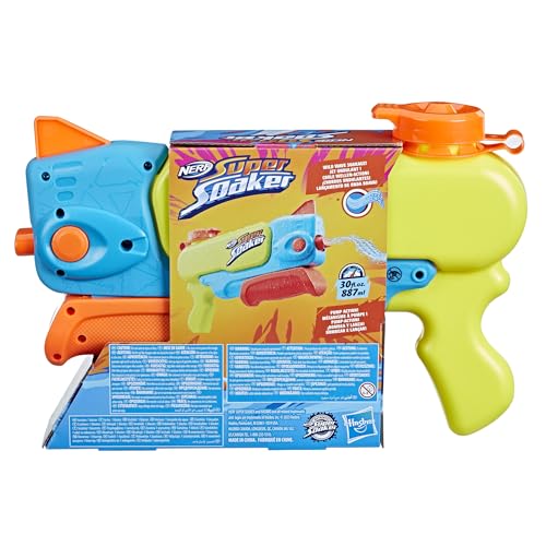 Lanzador de Agua Nerf Super Soaker Wave Spray con Chorros Ondulantes para Niños y Niñas