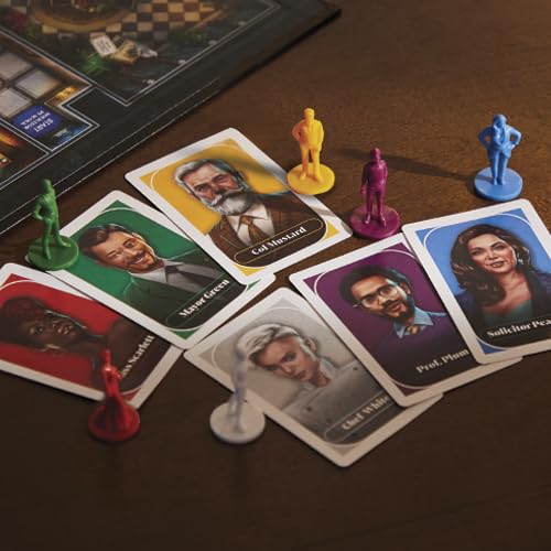 Hasbro Gaming Juego de Mesa Clue - Juego de Misterio para 2 a 6 Jugadores Ideal para Jugar con la Familia o Amigos a Partir de los 8 años
