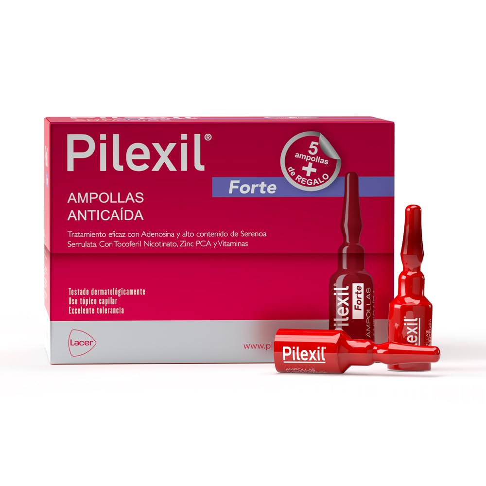 Ampolletas Anticaída Pilexil Forte 5ml c/17