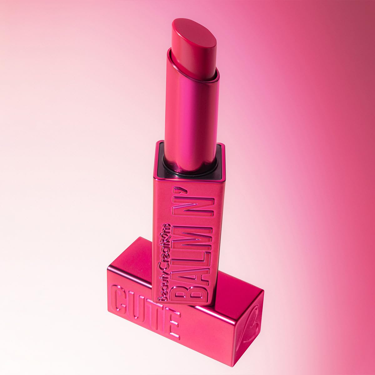 Beauty Creations Balm N' Cute Bálsamo Labial Con Color 6 Tonos Distintos (Raspberry)
