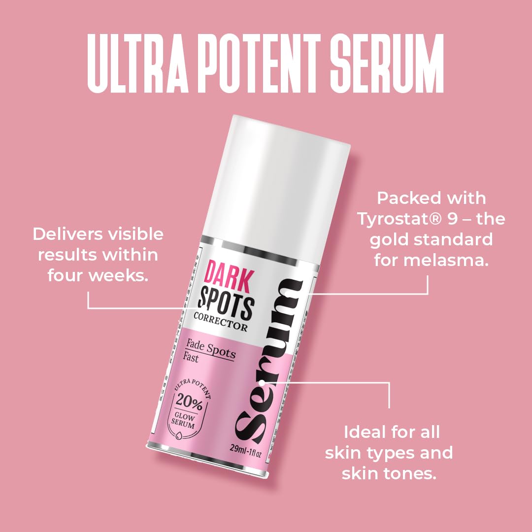 Divine Derriere Skin Lightening 2% Hydroquinone Dark Spot Corrector For Face & Melasma Treatment Fade Cream - Contains Vitamin C, Salicylic Acid, Kojic Acid, Azelaic Acid and Lactic Acid 1.0 oz / 30ml
