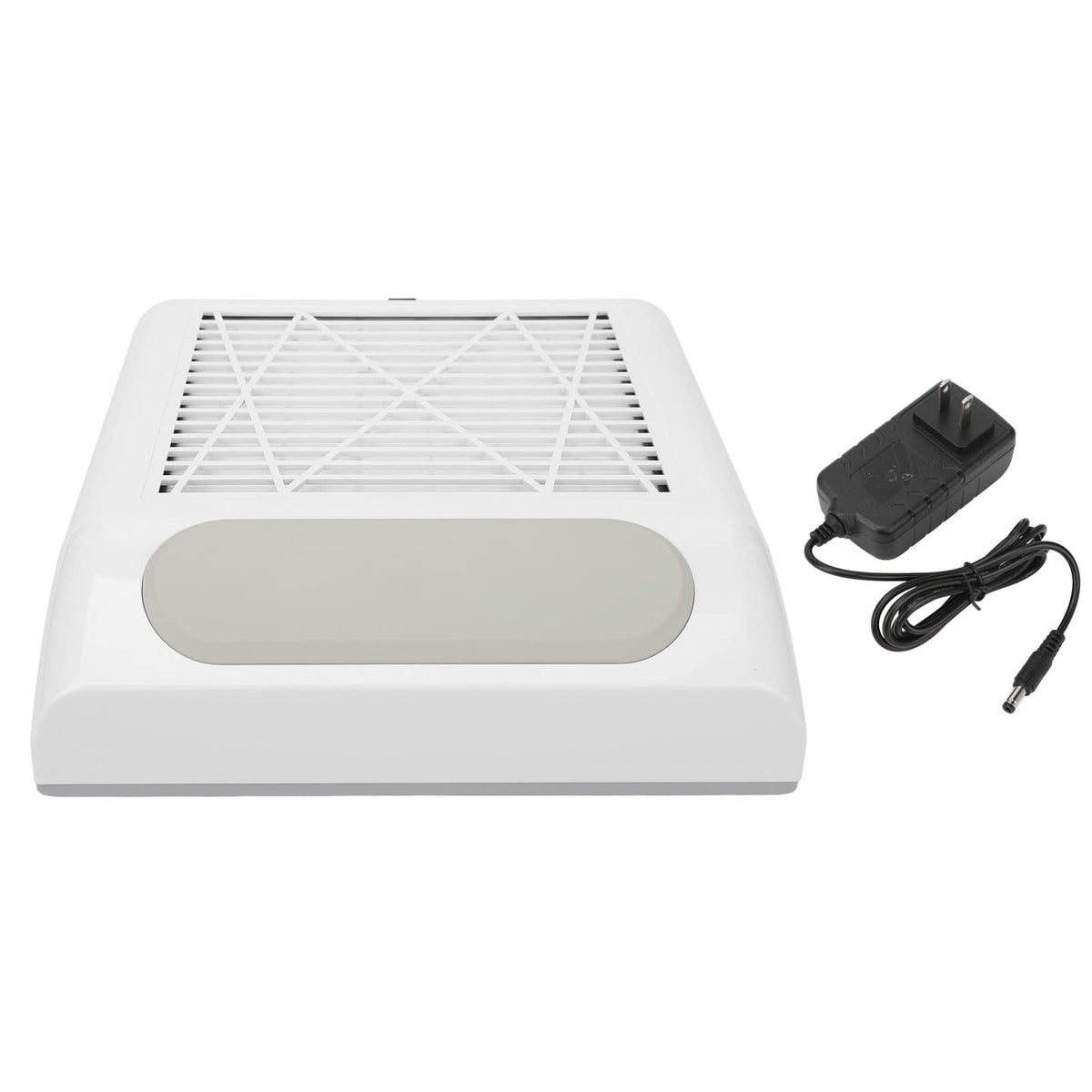 Colector de Polvo de Uñas Fockety Blanco con Ventilador Potente y Filtro Reutilizable para Uñas Acrílicas