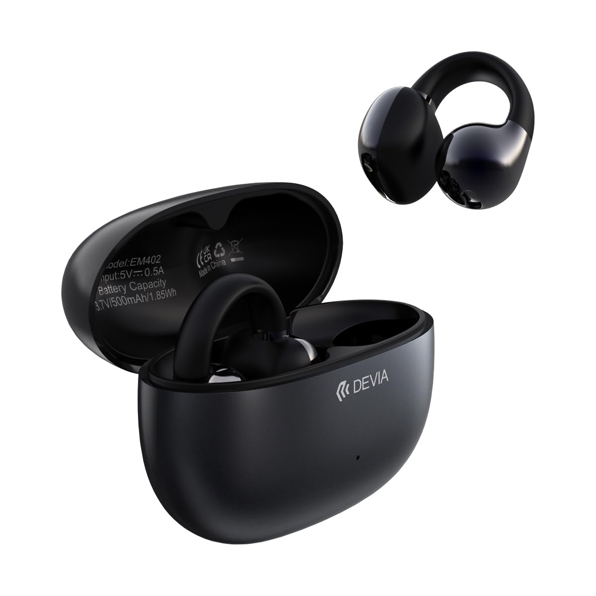 Audífonos Wireless DEVIA OWS Pro2 Negro Clip-on