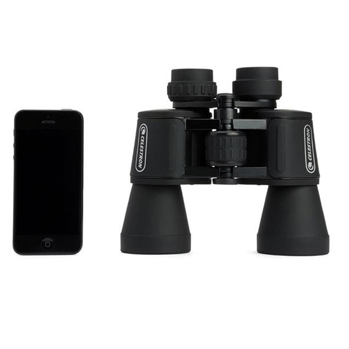 Celestron Binocular UpClose G2 10x50 – Óptica de Revestimiento múltiple para observación de Aves, Vida Silvestre, Paisaje y Caza – Prismático Porro Prism para Principiantes