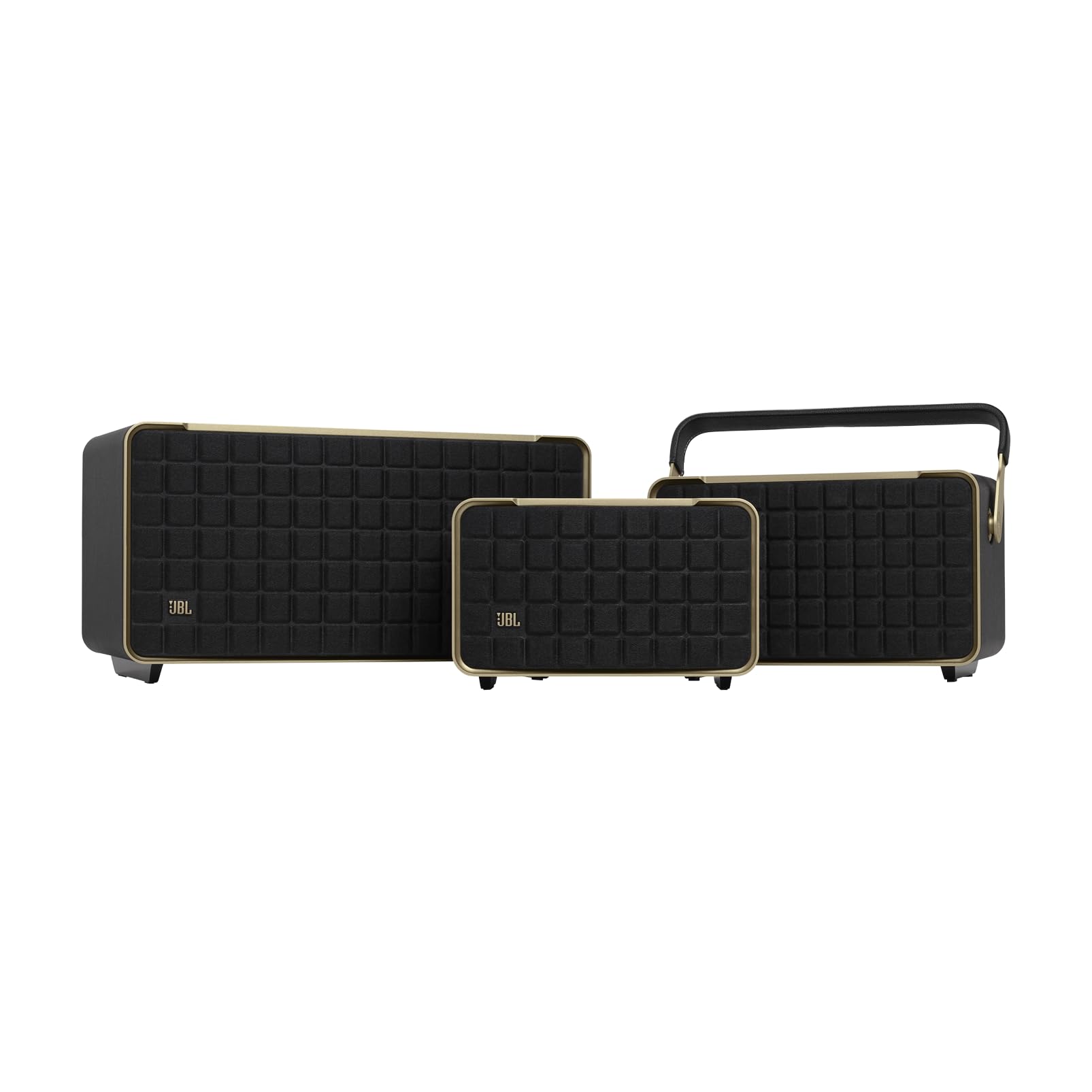 JBL Authentics 300 Bocina Portátil Wi-Fi/Bluetooth, 100W de Potencia, Reproducción 8 Horas, Asistentes de Voz - Negro