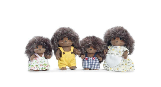 Calico Critters, Pickleweeds - Familia de erizos, muñecas, Cifras de casa de muñecas, Juguetes coleccionables