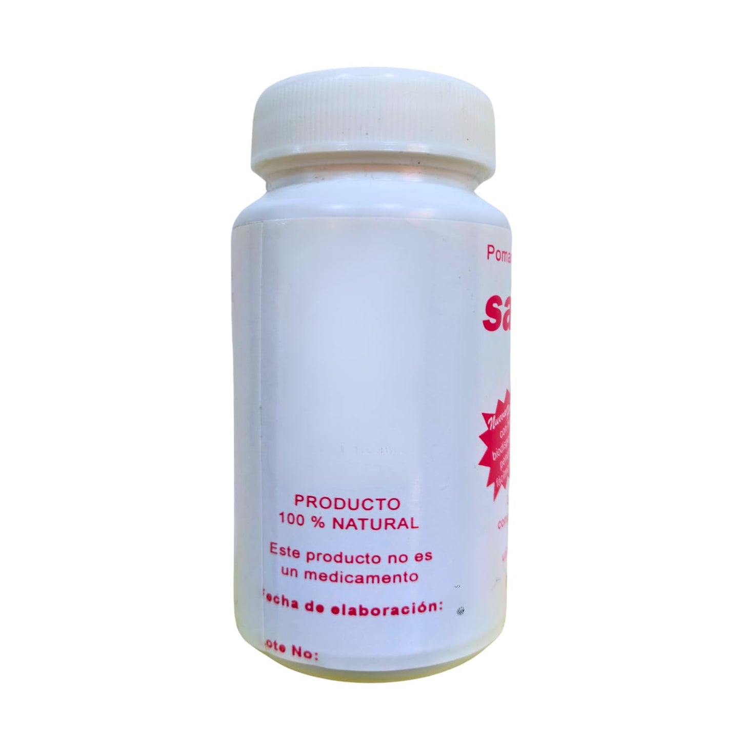 Pomada Sarnasol Natural Trementina Ocote Tepezcohuite Bálsamo del Perú Azufre Aromática para Piel y Pies