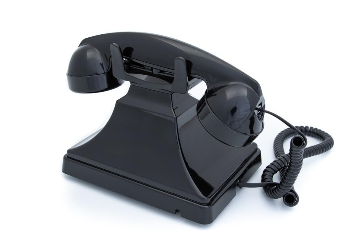 GPO GPOCARRB Carrington Classic Push Button Telephone Black