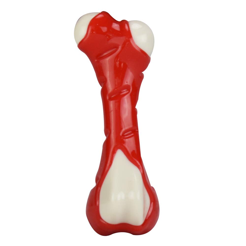 Fancy Pets Juguete Dental en Forma de Hueso con Sabor Pollo Tamaño Mediano para Perro