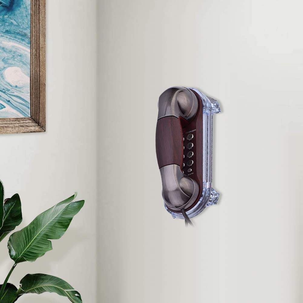 Teléfono Retro Antidesgaste Antiexplosivo Bellamente Diseñado Fácil de Usar Fácil de Instalar Se Puede Montar en el Escritorio o en la Pared