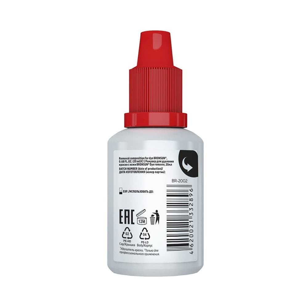 Removal composition for dye BRONSUN; Removedor en crema Bronsun