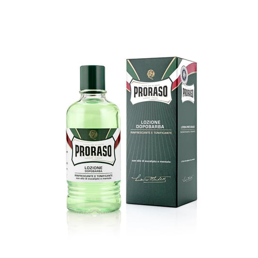Proraso Loción After Shave Refrescante Eucalipto y Mentol, Tonificante para Piel Normal a Grasa, 100 ml