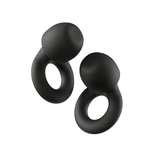 Tapones Auditivos Loop Quiet 2 Negro Reutilizables y Ultragomodos para Descanso y Concentración