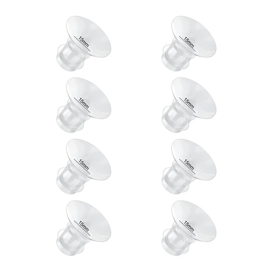 Insertos de Brida Momcozy Blanco Ajustables para Extractor de Leche Portátil de 24 mm