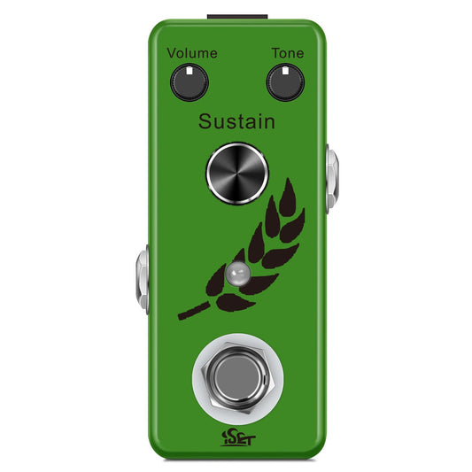 ISET Pedal de efectos de guitarra Wheat Fuzz para bajo de guitarra eléctrica True Bypass