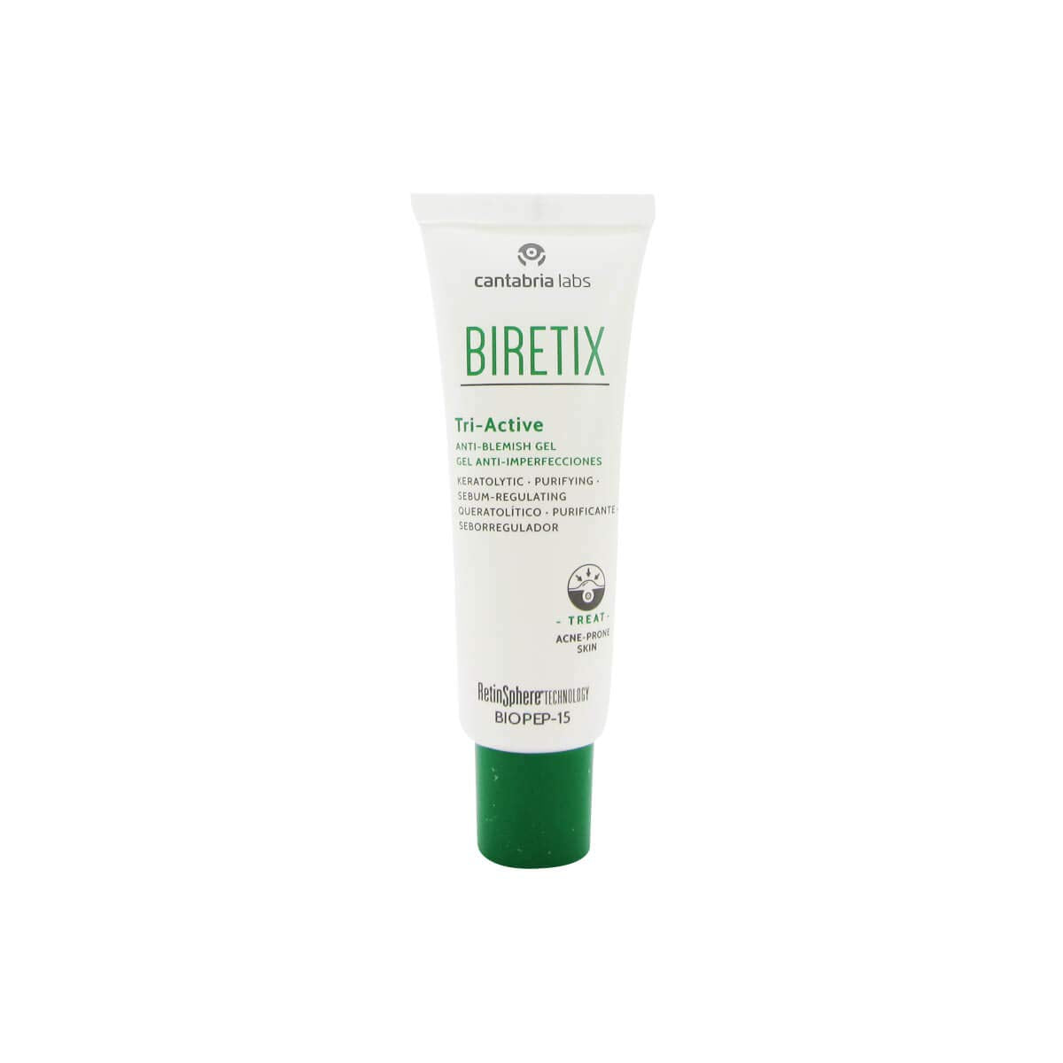 CANTABRIA LABS Difa Cooper Biretix Triactive Idrogel viso rinfrescante 1.7 fl oz (Green)