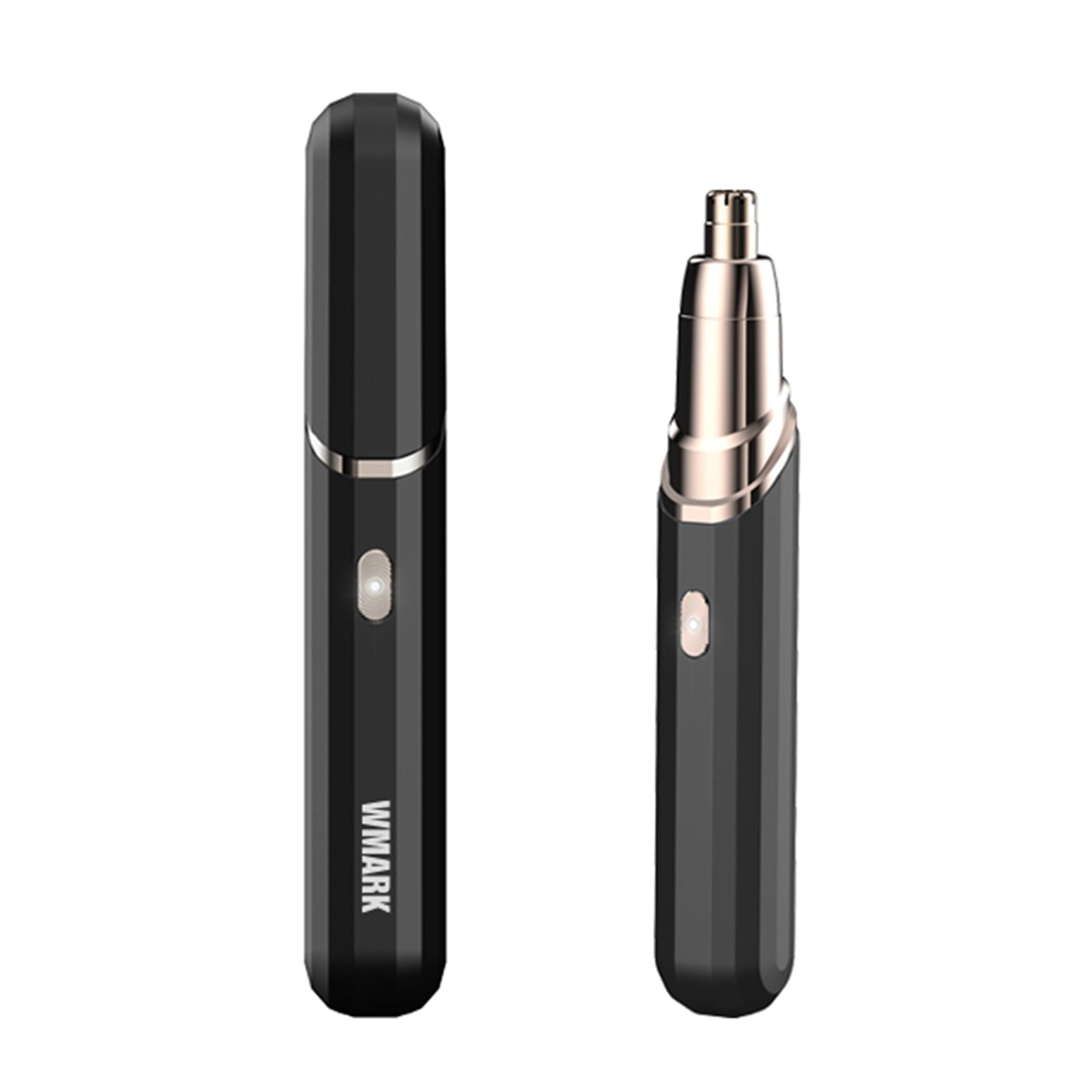 WMARK Kit de afeitado recargable de 2 piezas: afeitadora 2 en 1 para hombre (2 cabezales flotantes reciprocantes) y recortadora para nariz y orejas (10 000 RPM), cubierta de rejilla desmontable y fáci
