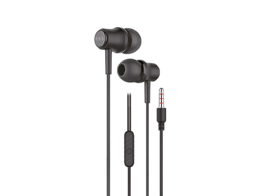 CONTROL EXPERT Audífonos Alámbricos Manos Libres 3.5mm Micrófono (Negro)
