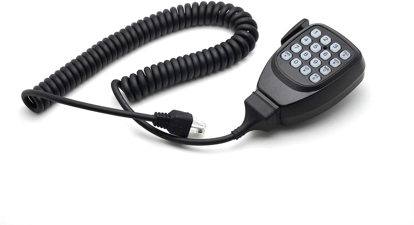 Kymate KMC32 DTMF - Micrófono para radios Kenwood TM-271 TM481 TM-D710A TM-V71A NX700 NX800 TK8180 TK7360 TK8108 TK8160 - Micrófono remoto para altavoz de 8 pines