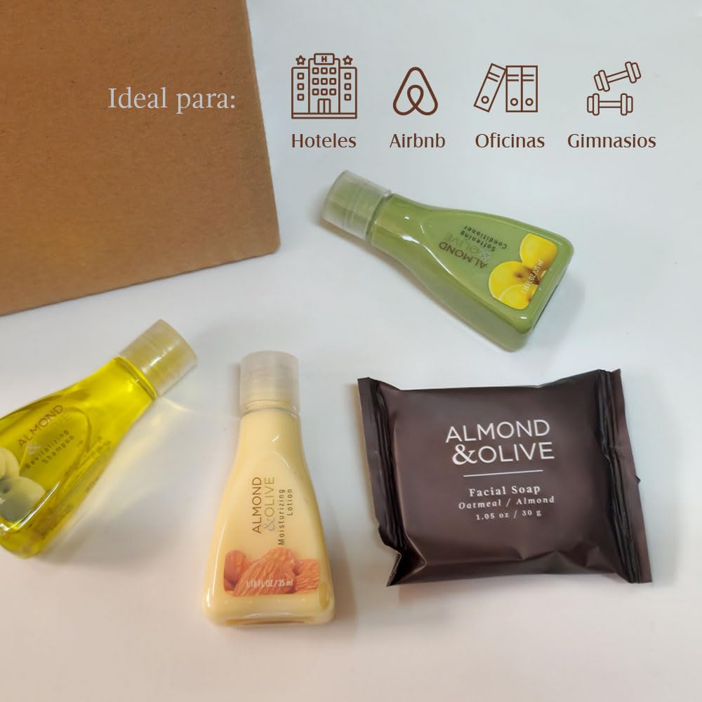 JYPESA Kit Amenidades Hoteleras A&O 288 Pzas Jabón y Shampoo