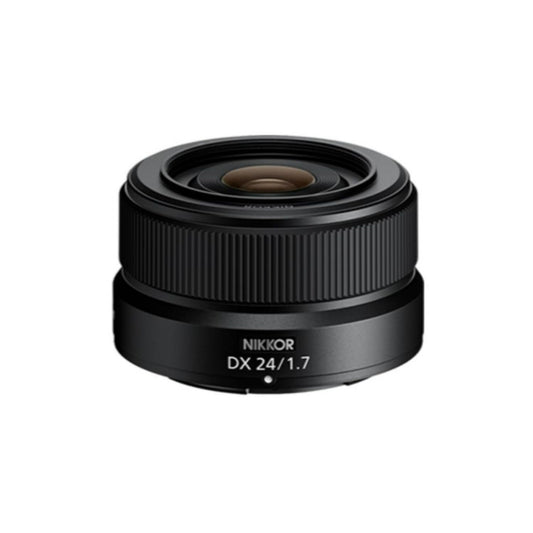Nikon NIKKOR Z DX 24mm f/1.7 | Lente Prima Gran Angular de Apertura Extragrande para cámaras sin Espejo tamaño APS-C/Formato DX Serie Z USA Modelo, Negro