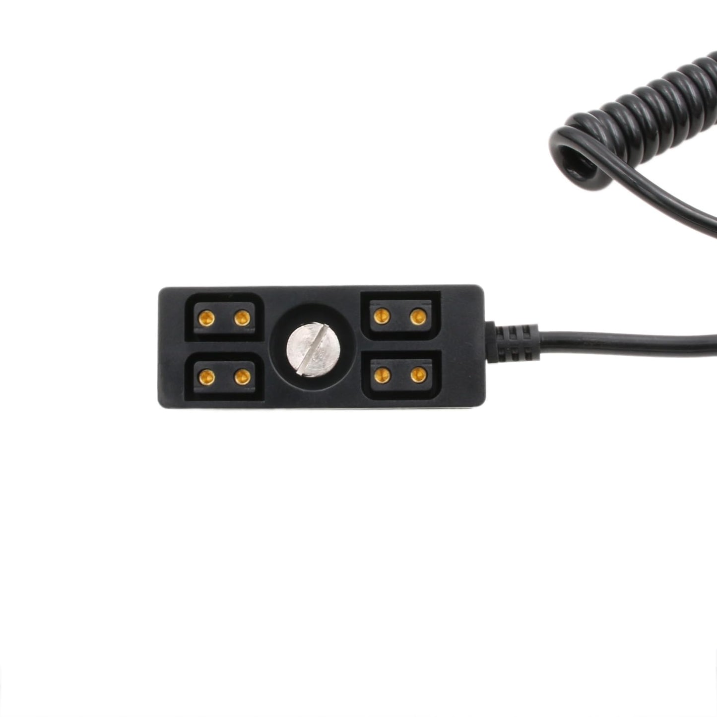 HangTon D-Tap Power Splitter Hub de rosca de 1/4"-20, P-TAP macho a hembra adaptador de 4 puertos 1 a 4 para montaje en V batería de montaje en oro Anton Bauer IDX Sony