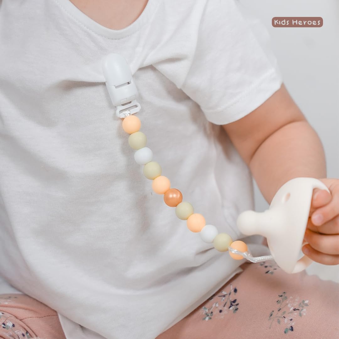 Chupon de Silicona Segura Kids Heroes Verde con Caja Protectora para Bebé