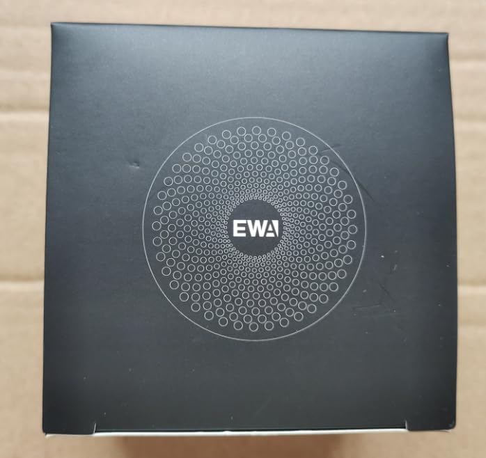 Con Estuche de Transporte, EWA Mini Bocina Bluetooth 5.0 portátil Altavoz Inalámbrico con Extra Bass, Impermeable IP67, con 12 Horas de Reproducción Perfecto para Lectura Senderismo Playa y Viajes (Negro)