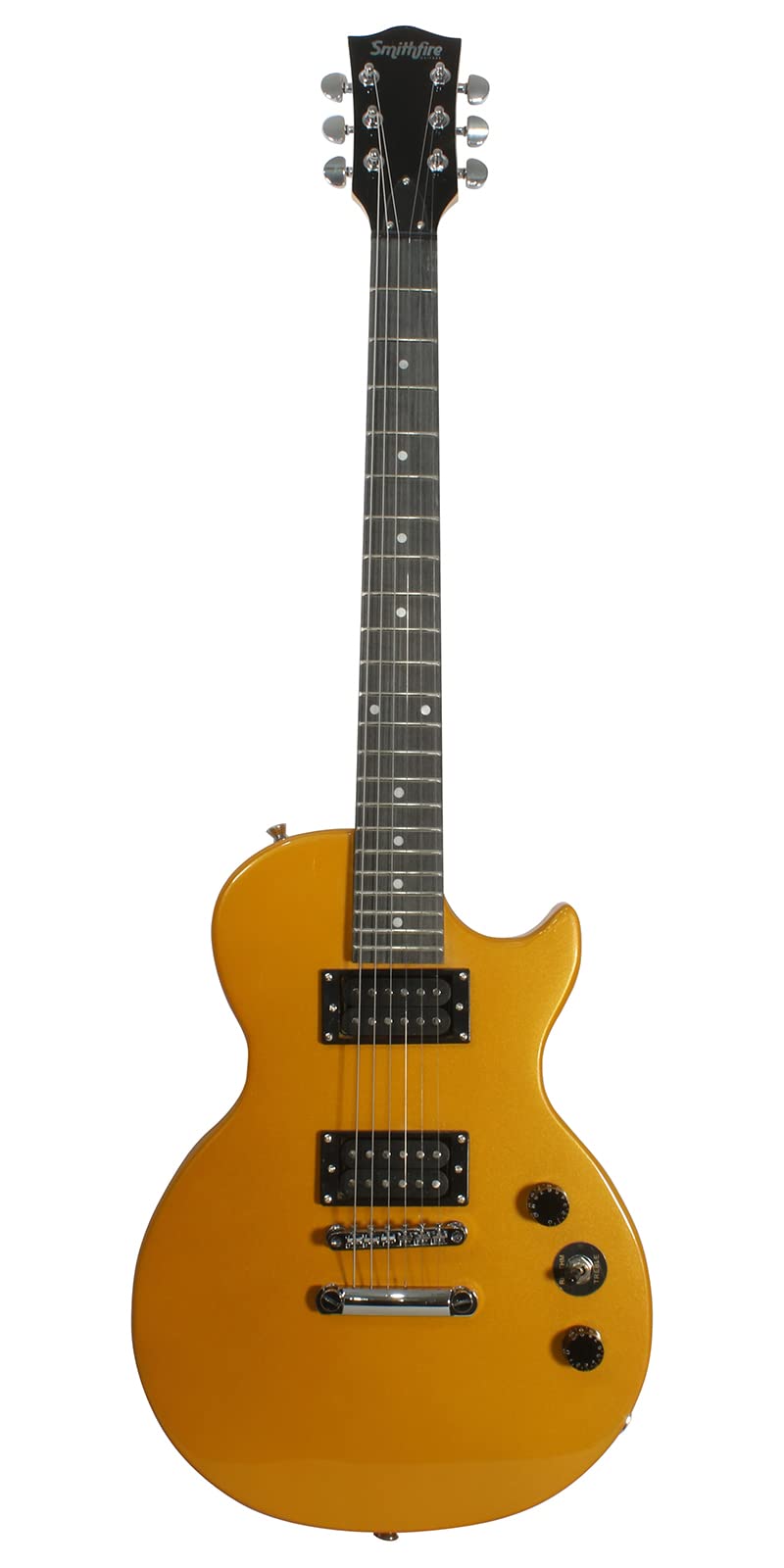 Smithfire LP-100 Guitarra Eléctrica Pack, Dorado