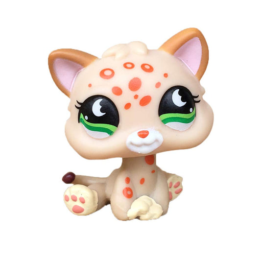 Juguete hecho a medida para bebé gatito, tienda de mascotas, juguete de pelo corto para gato, mini figura de animal de 1 pulgada