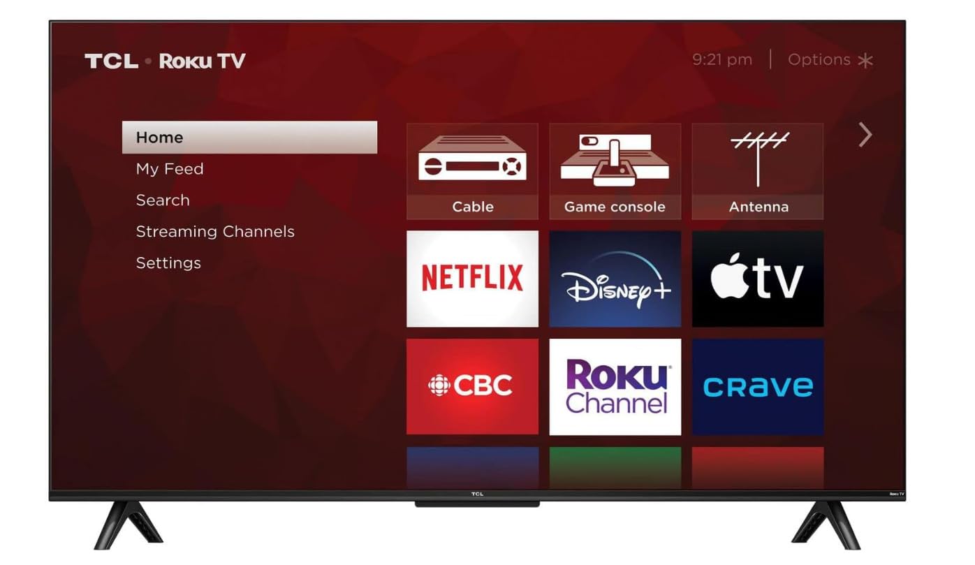 TCL Smart Television de 43" Pulgadas 4K Ultra HD LED HDR | Clase 4 Series Roku TV Compatible con Alexa y Google Netflix, Youtube, Prime Video | 43S451