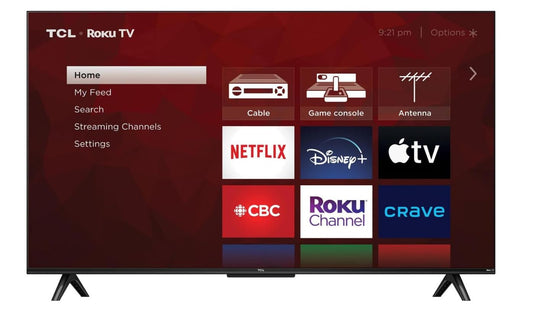 TCL Smart Television de 43" Pulgadas 4K Ultra HD LED HDR | Clase 4 Series Roku TV Compatible con Alexa y Google Netflix, Youtube, Prime Video | 43S451