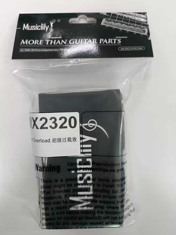 Pedal de Efectos Musiclily Pro Super Overdrive 9V DC para Guitarra Eléctrica/Bajo