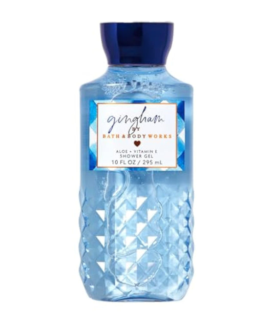 Bath and Body Works Gingham Gel de Ducha de 10 Onzas Tamaño Completo, Bath & Body Works, SKIN_CLEANING_AGENT, Plástico, Gel, Not-tested-on-animals, Limited Brands