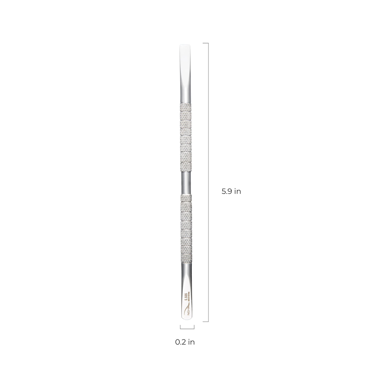 Professional Stainless Steel Duluxe Cuticle Pusher S-505 by Nghia