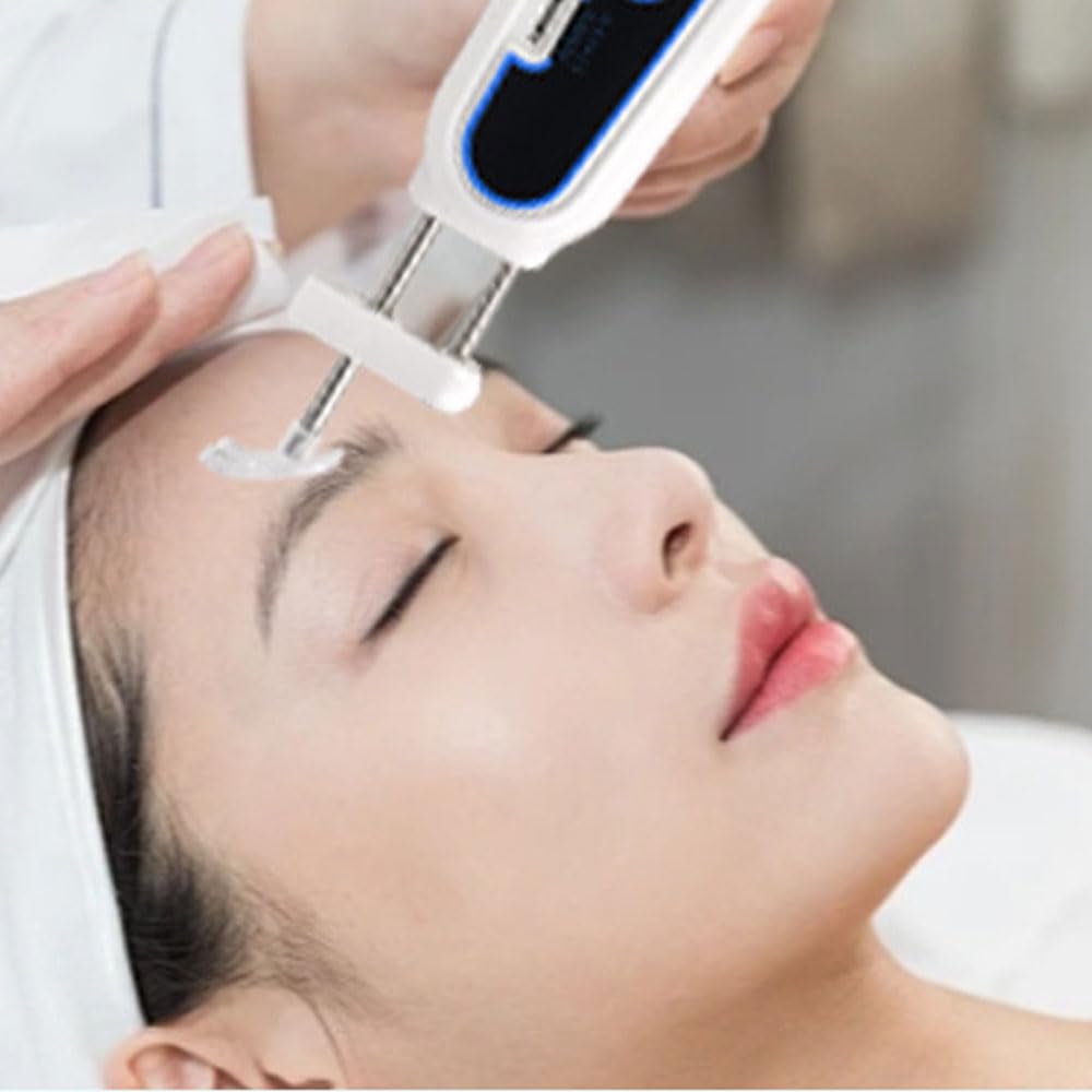Máquina de Cuidado de la Piel facial, Booster de Brillo Portátil para la Piel de Vidrio Para Vientre, Brazo, Cintura, Piernas