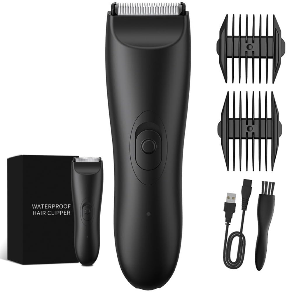 Afeitadora eléctrica para hombre ，recargable, húmeda y seca, maquina afeitar hombre，rasuradora electrica hombre，IPX-7 resistente al agua，Afeitadora ligera para viajar