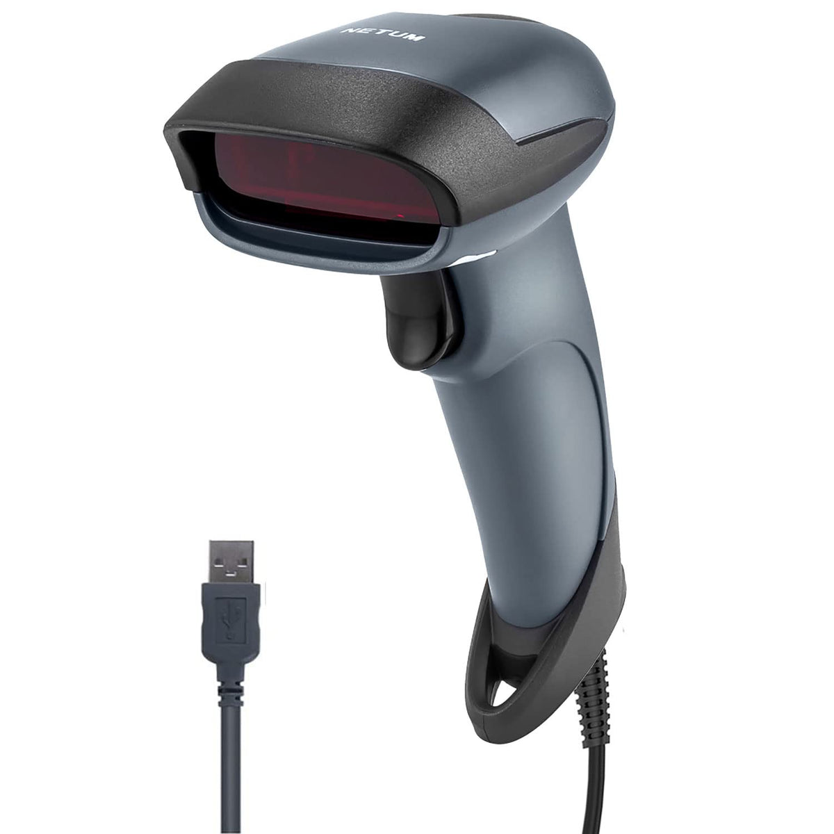 Escáner de Código de Barras Láser NETUM USB para Supermercados, Farmacias y Tiendas