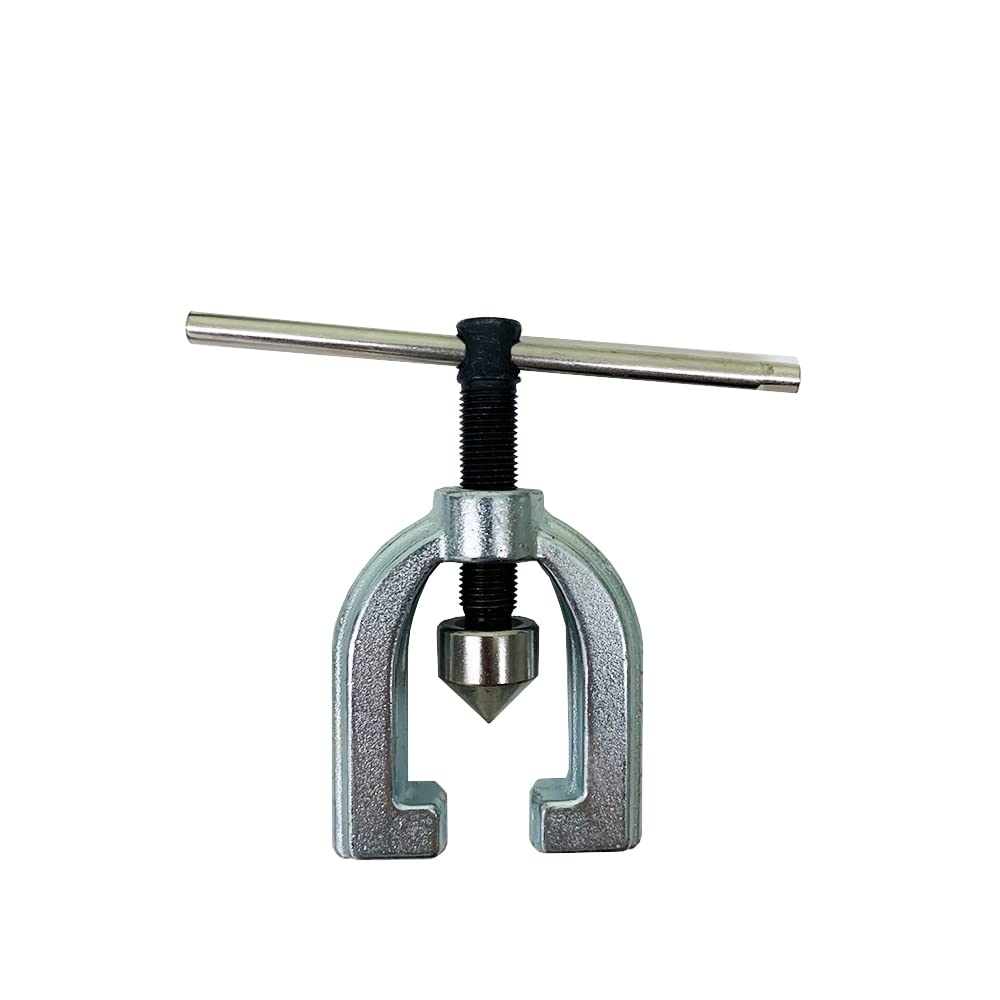 nuwfrog Kit de herramientas de doble flaring para automóvil con 5 troqueles extra (3/16, 1/4, 5/16, 3/8 y 1/2 pulgadas) de adaptadores para tubo de freno de latón y línea de aluminio de cobre. Herramienta de llamarada de 45 grados.