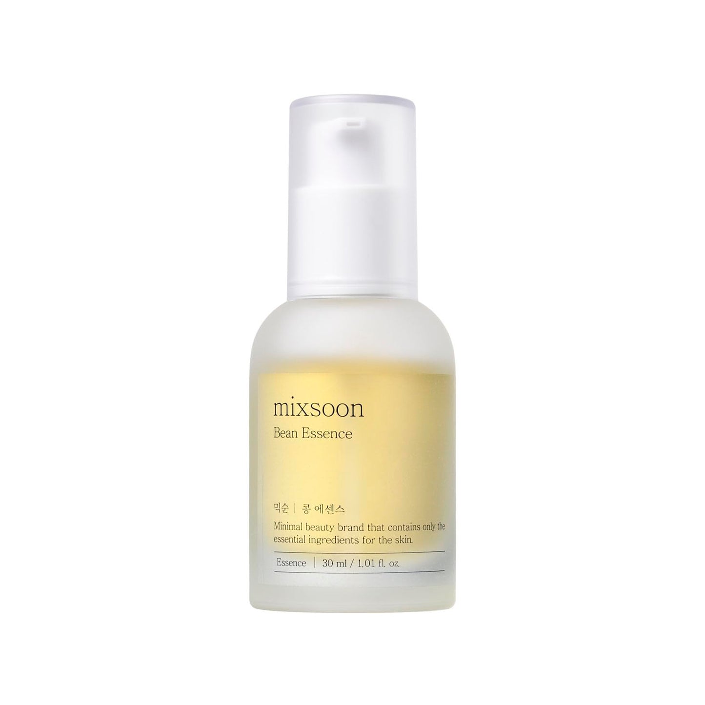 [Mixsoon] Bean Essence 1.01 fl oz/30ml | Natural Fermented Soybean Serum for Hydration and Nourishing Skin | Cruelty Free