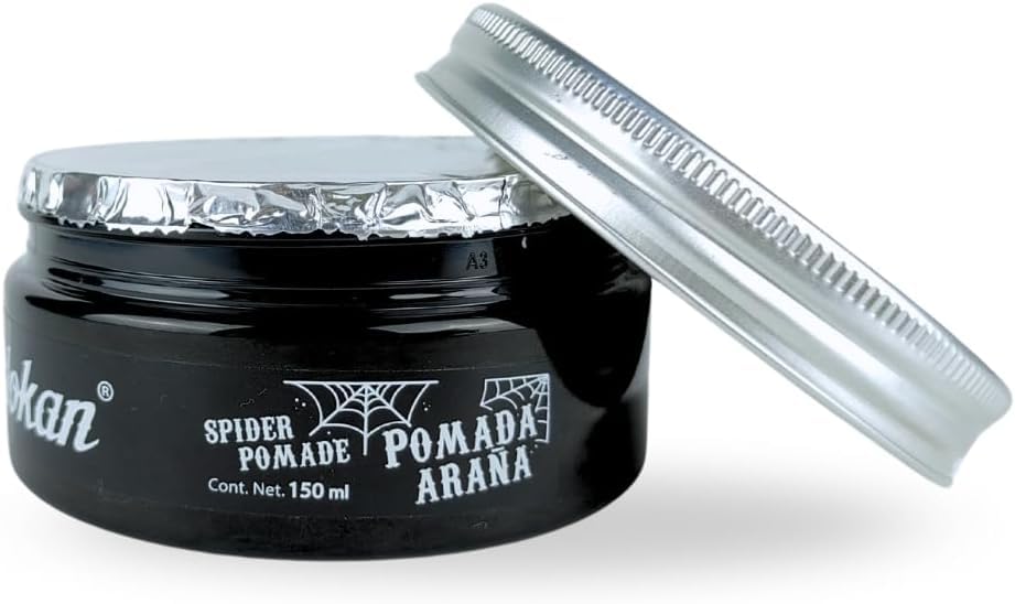 Zandokan Pomada para Peinar, 150 ml, Original, Spider, Matte y Superhold, Variedad de Acabados (150 ml, Araña/Spider)