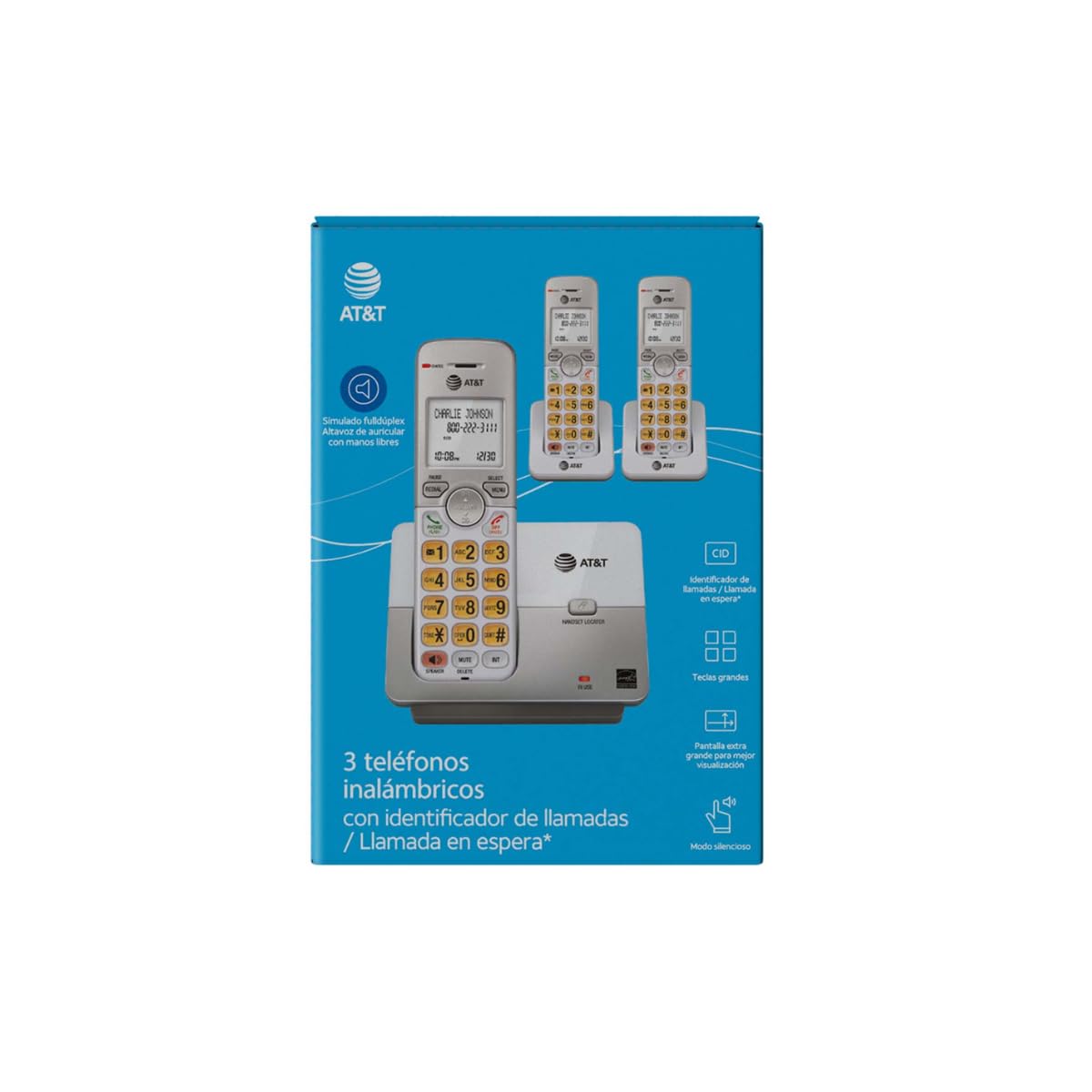 Select Sound Teléfono Inalámbrico de 3 Auriculares EL51303