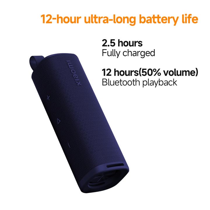 Altavoz Bluetooth portátil Xiaomi (30 W), sonido, estéreo inalámbrico verdadero, Bluetooth 5.4, IP69 impermeable, reproducción de larga duración, azul